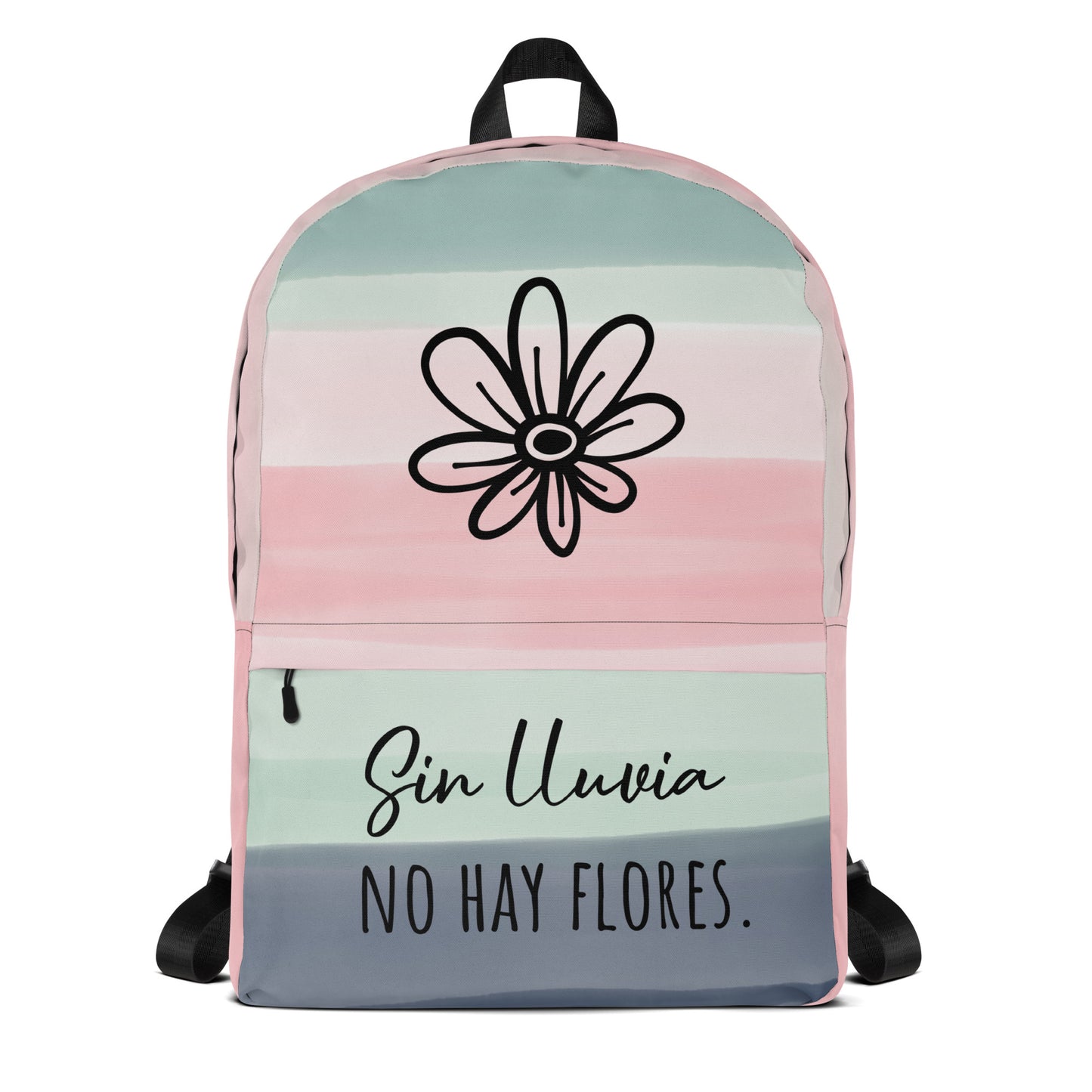 Mochila Sin lluvia no hay flores